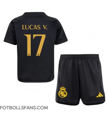 Real Madrid Lucas Vazquez #17 Replika Tredje Tröja Barn 2023-24 Kortärmad (+ Korta byxor)